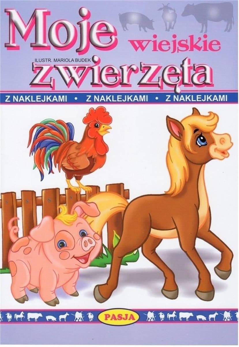 Kolorowanka dla dzieci Zwierzęta wiejskie i ich życie