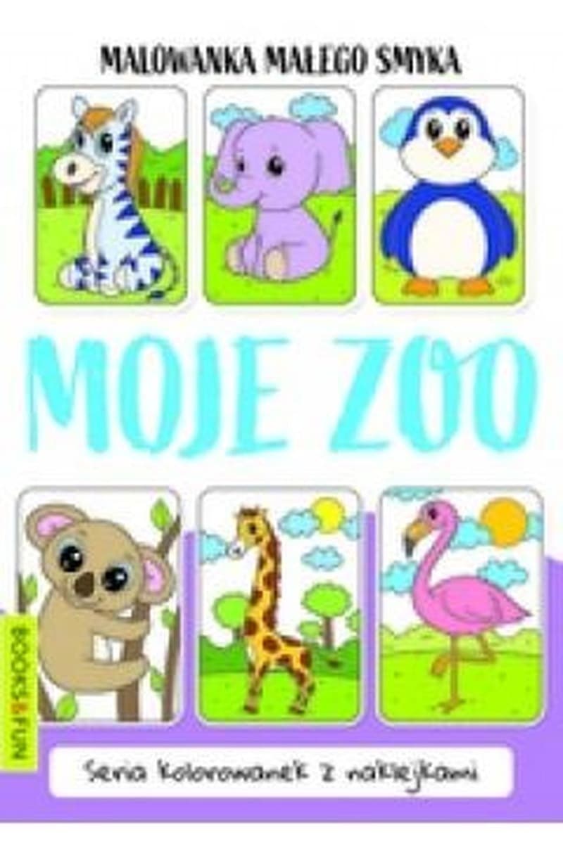 Kolorowanka dla dzieci Moje Zoo