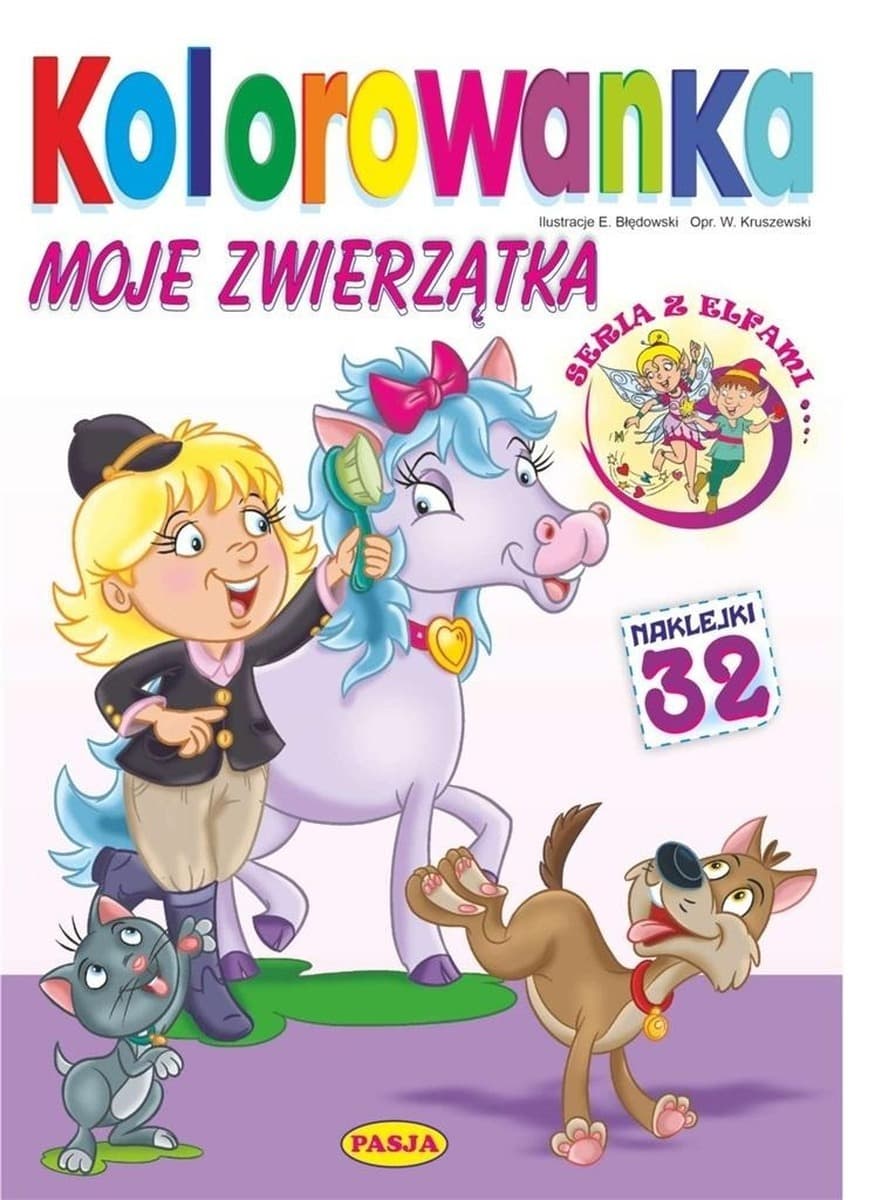 Kolorowanka dla dzieci Nasze zwierzątka