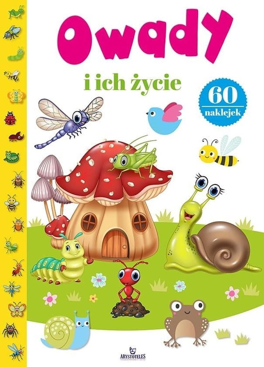 Kolorowanka dla dzieci Owady i Ich Życie 24 strony