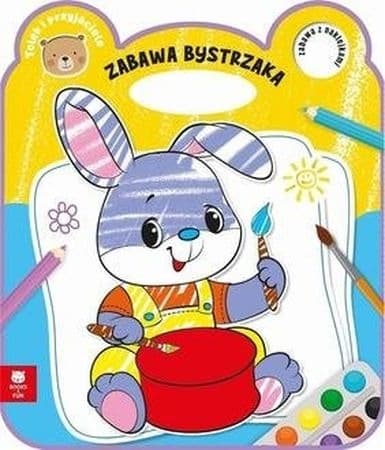 Kolorowanka dla dzieci Zajączek Zabawa Bystrzaka