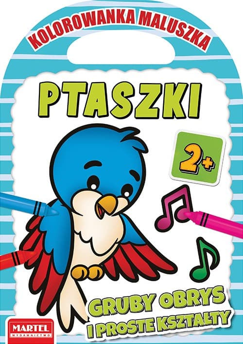 Kolorowanka dla maluszka Ptaszki z ilustracjami