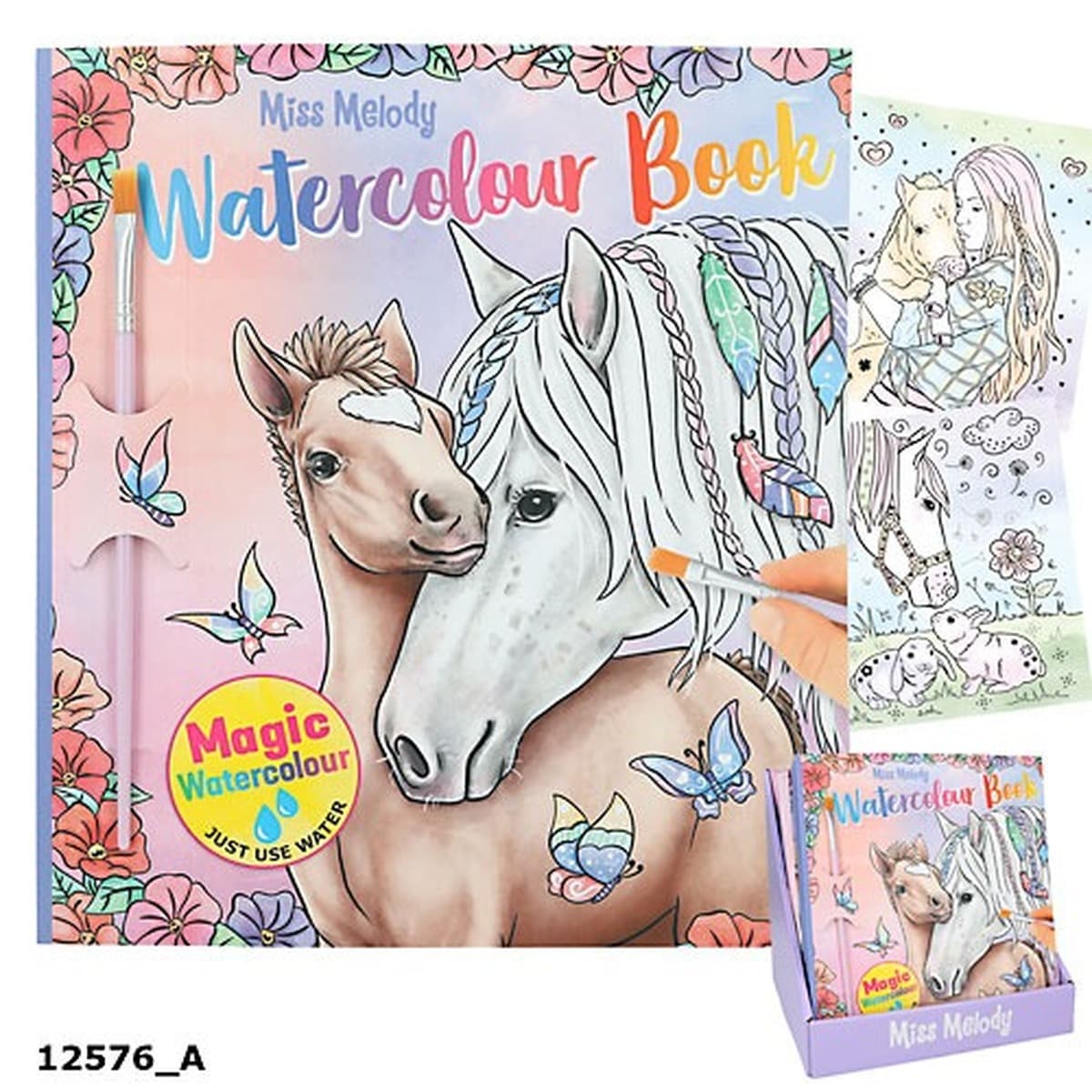 Kolorowanka Miss Melody Watercolour 12576A