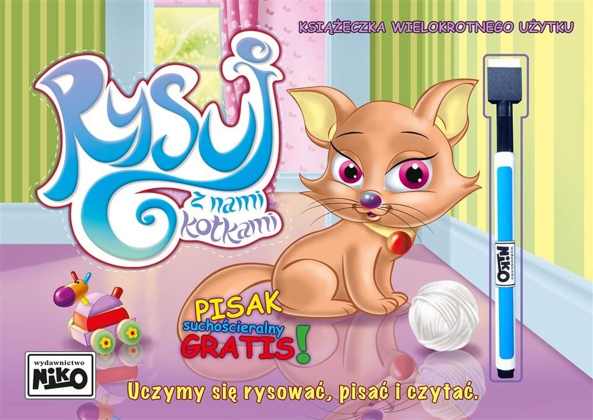Kolorowanka z Kredką Segmentową Kotki