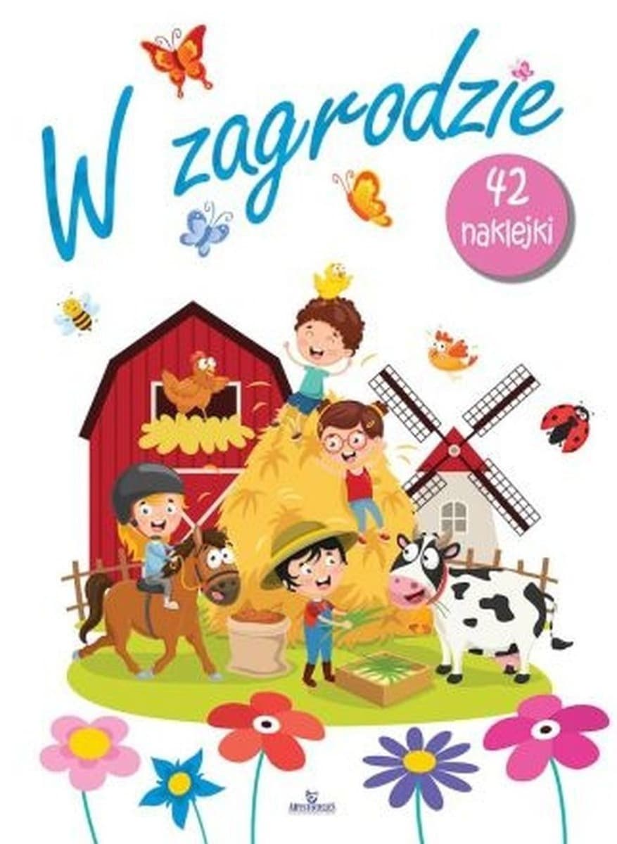 Kolorowanka z Naklejkami W Zagrodzie