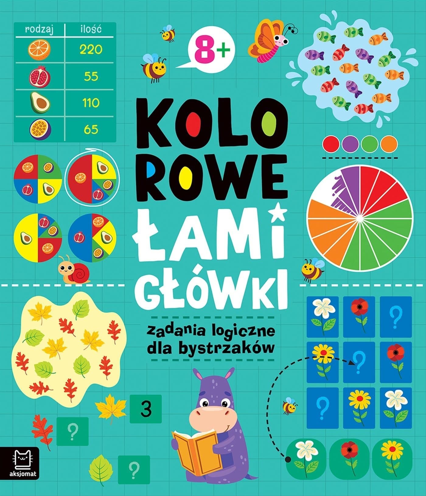Kolorowe łamigłówki. Zadania logiczne dla bystrzaków 7+