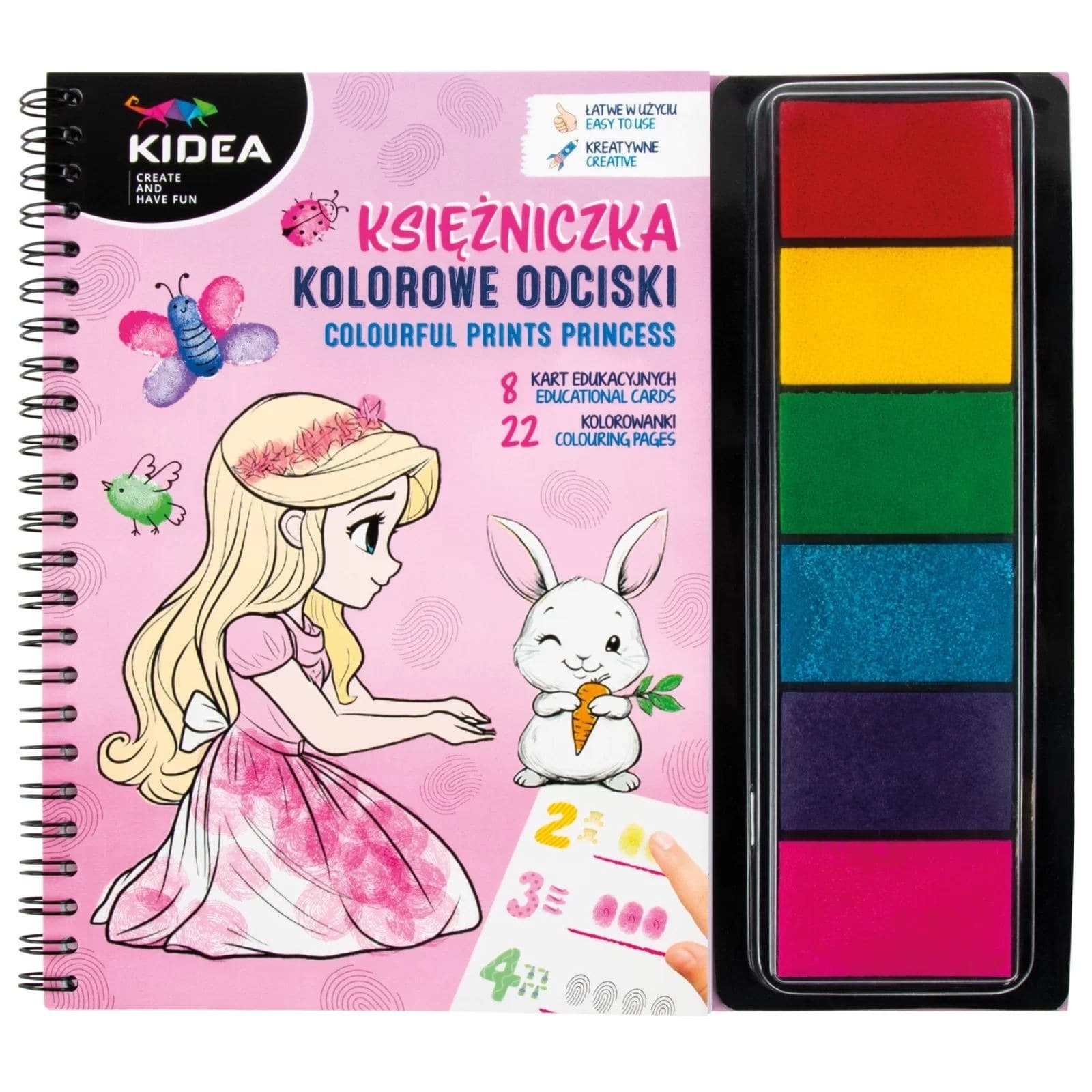 Kolorowe Odciski Kidea Księżniczka