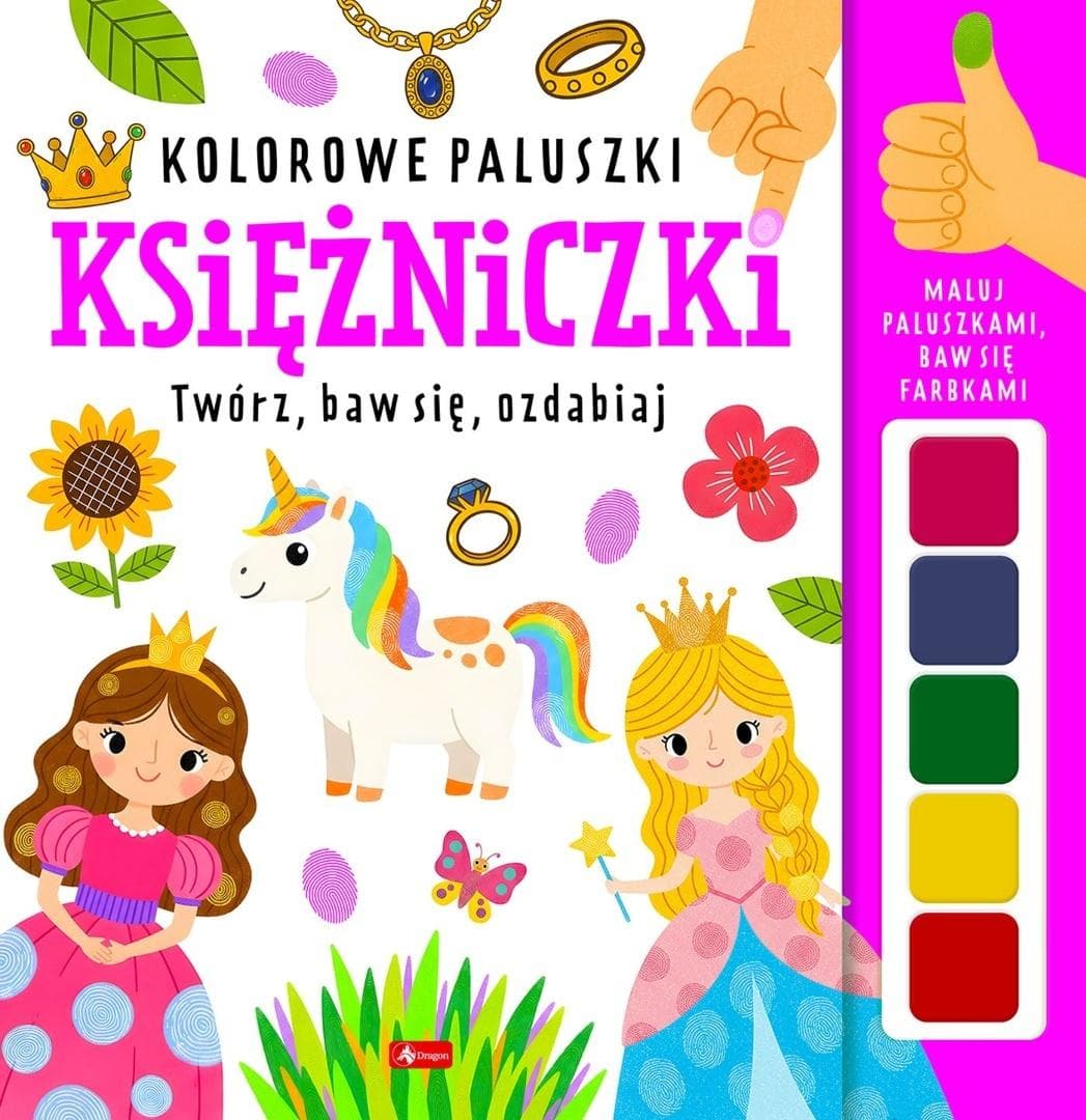 Kolorowe paluszki. Księżniczki - Wojciech Baturo