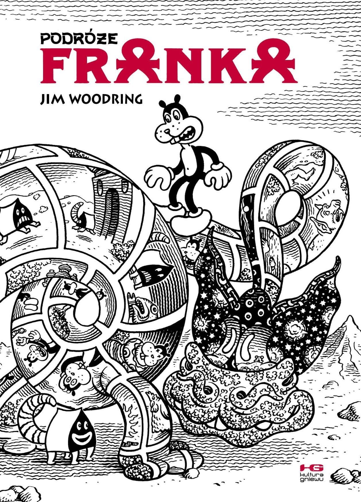 Komiks przygodowy Podróże Franka Jim Woodring