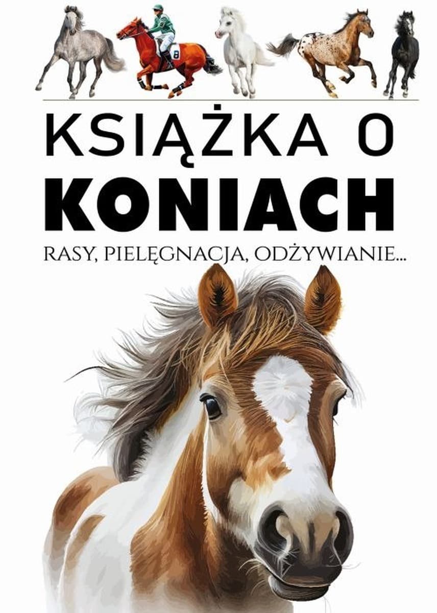 Konie. Kolorowanka dla dzieci