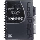 Kołobrulion A5 szary 200 kartek w kratkę Coolpack