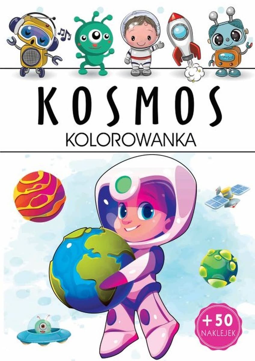 Kosmos. Kolorowanka dla dzieci