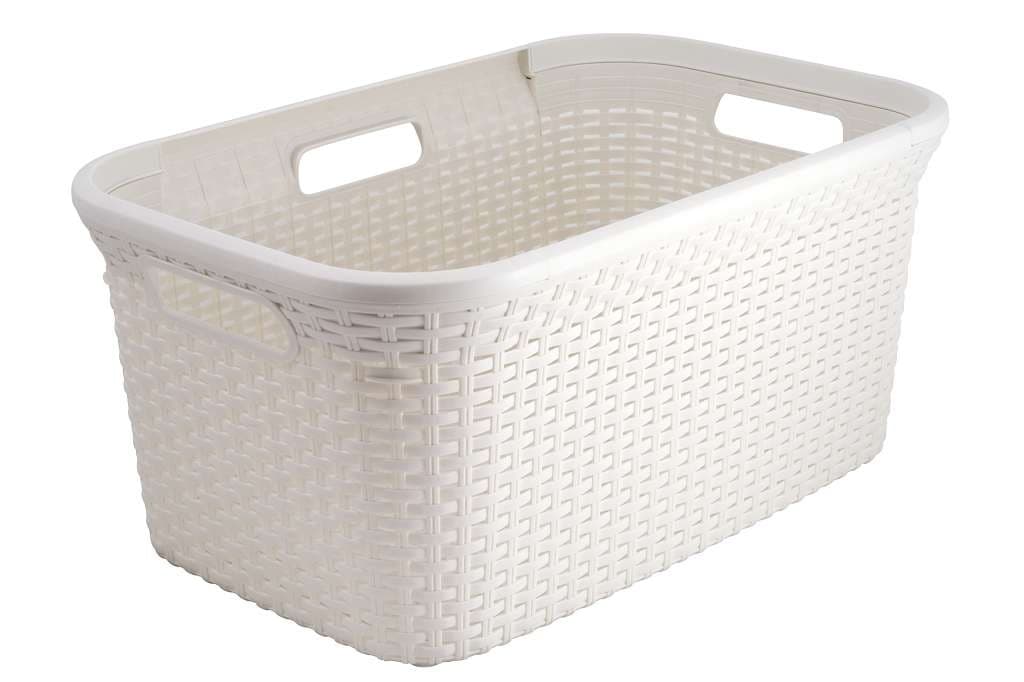 Kosz na pranie Curver Style 45L ciemnobrązowy