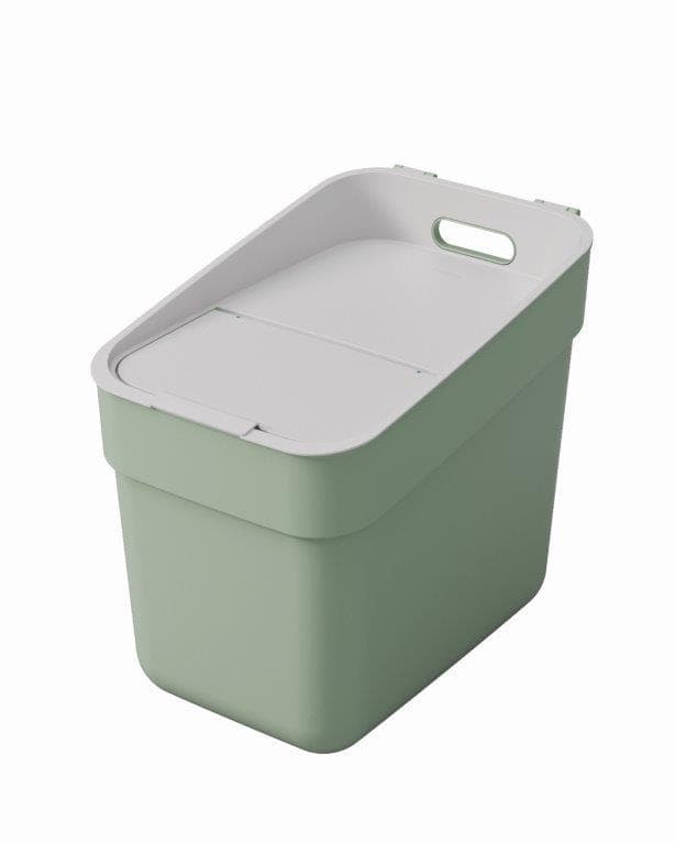 Kosz na śmieci Curver Ready To Collect 20L zielony z uchwytem