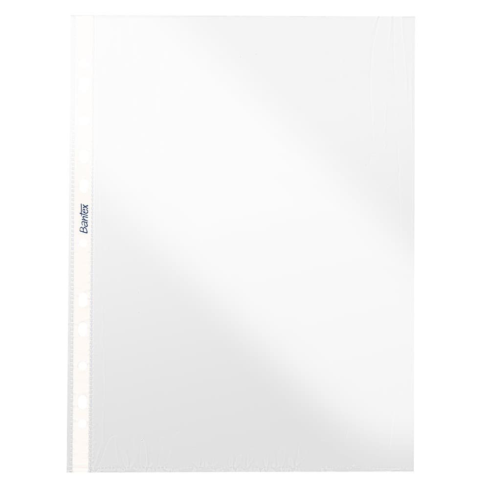 Koszulki A4 Bantex krystaliczne PP 100 sztuk 45 mikronów
