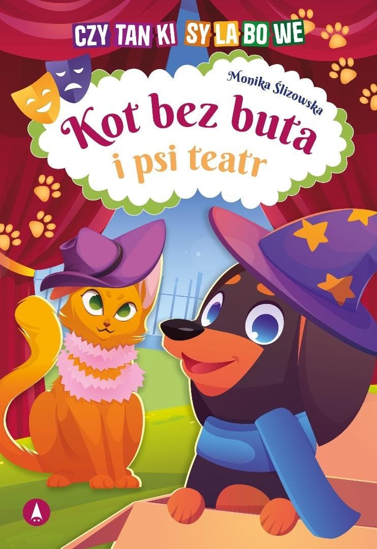 Kot bez buta i psi teatr - Monika Ślizowska czytanki sylabowe 16 stron