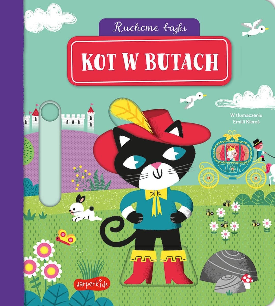 Kot w butach Ruchome bajki Harperkids 2024
