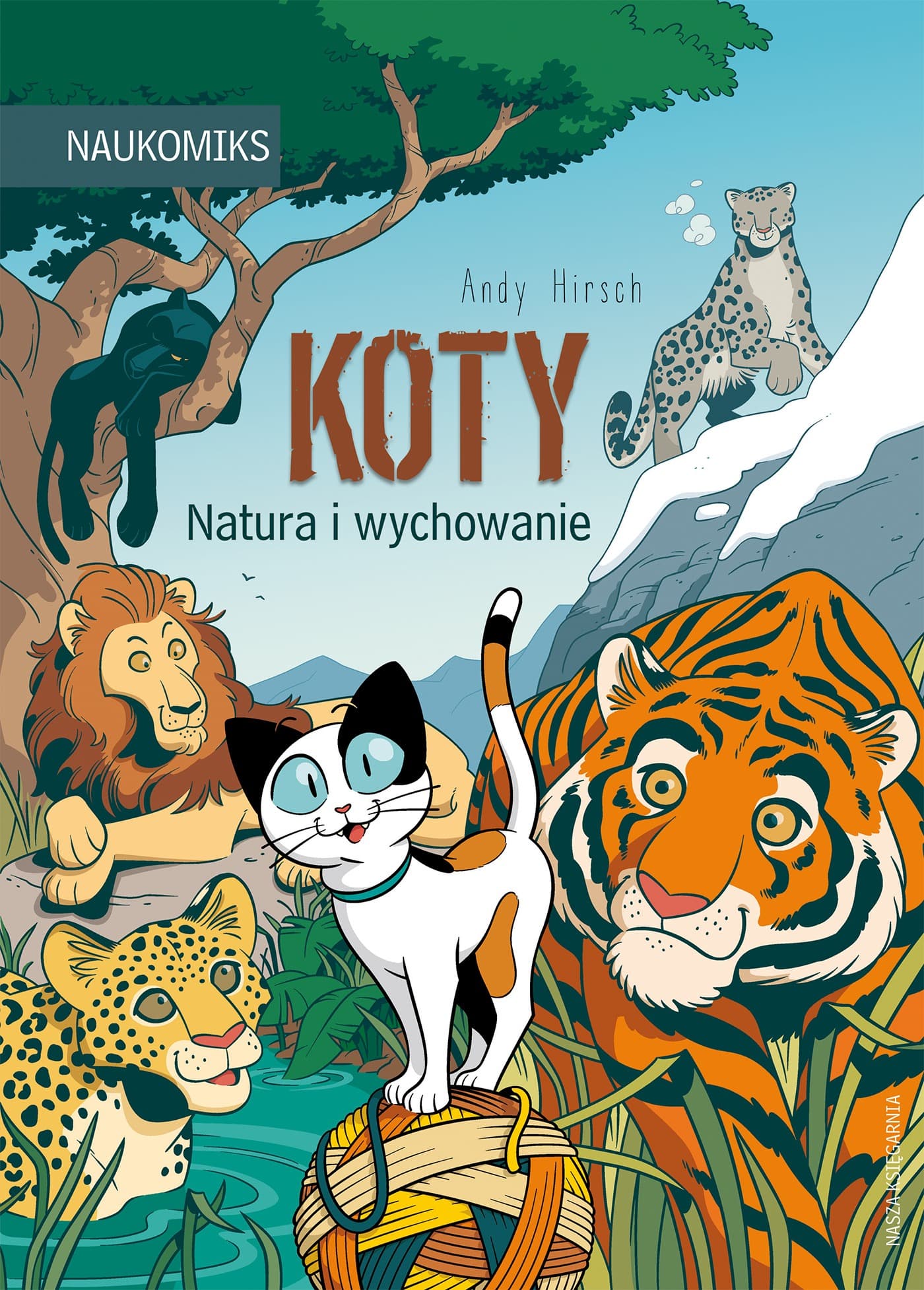 Koty - natura i wychowanie. Naukomiks wyd. 2025