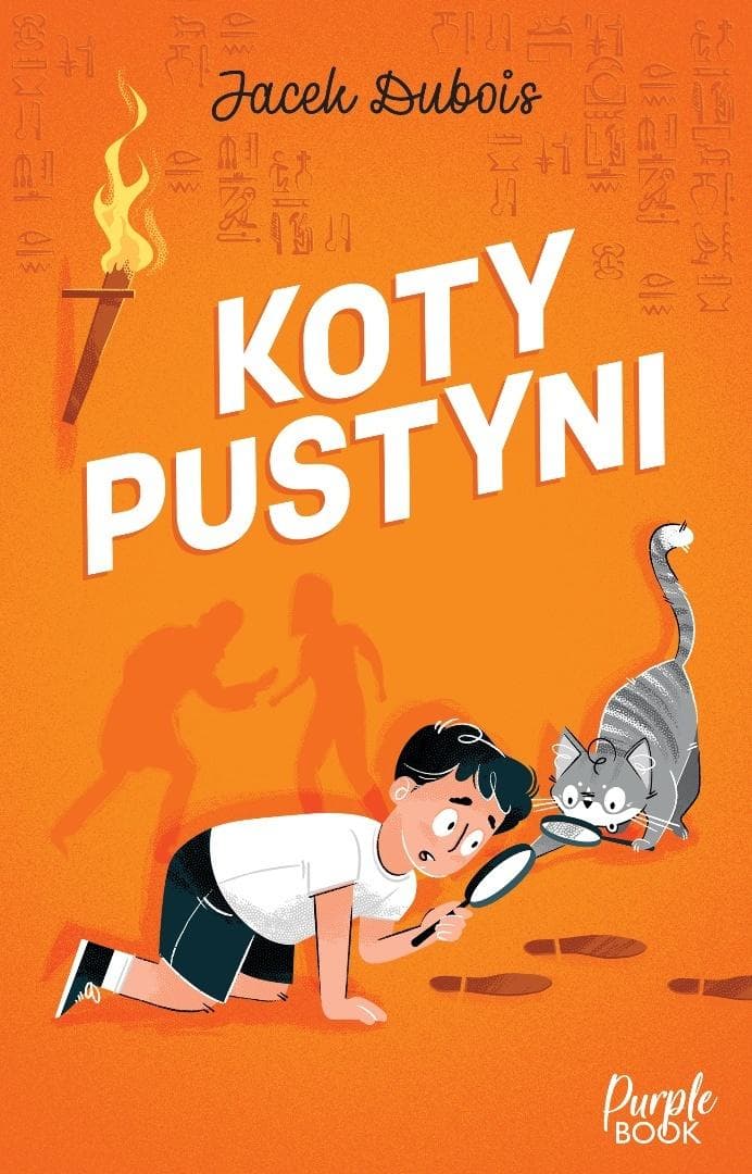 Koty pustyni - Jacek Dubois książka dla dzieci przygodowa