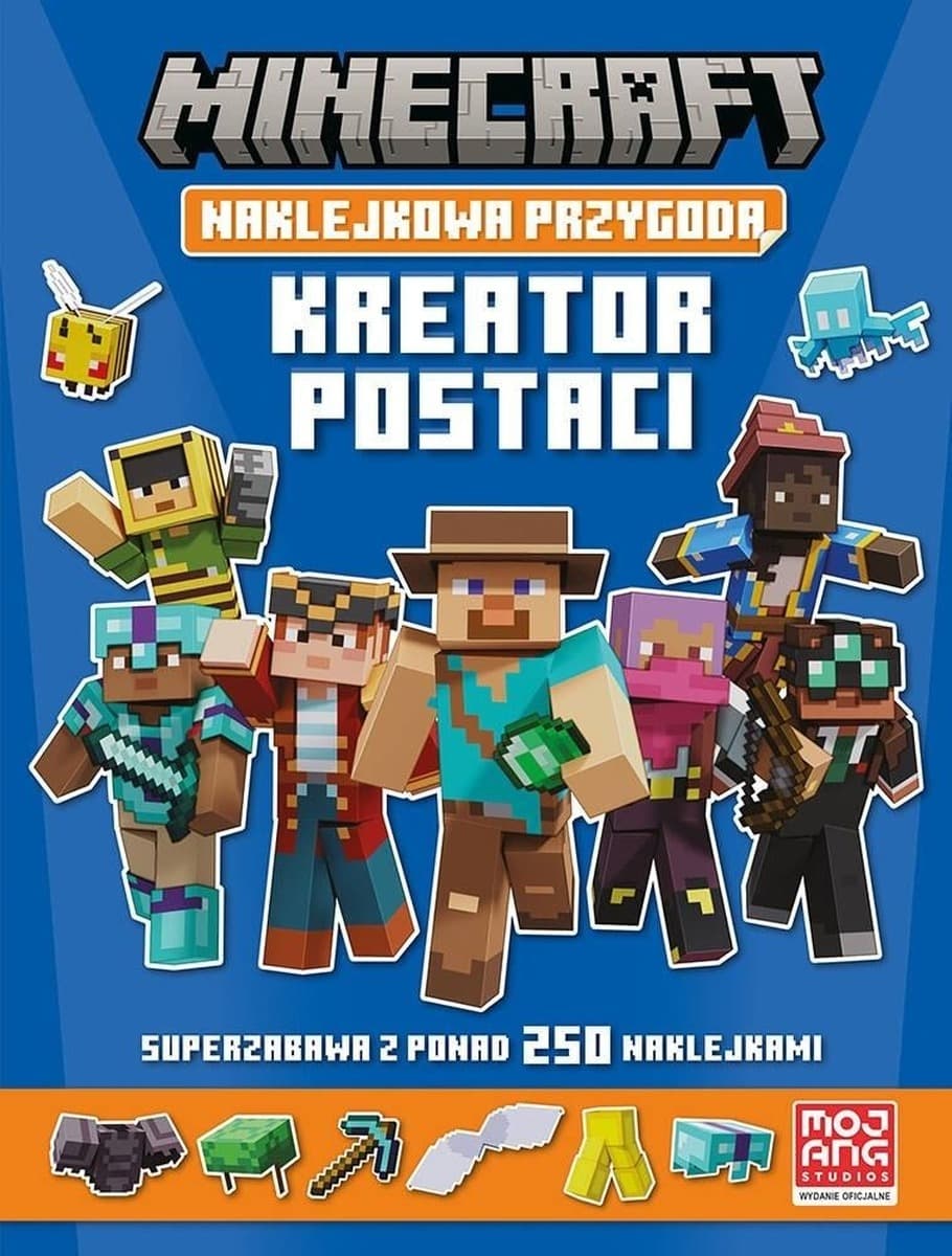 Kreator postaci. Naklejkowa przygoda Minecraft