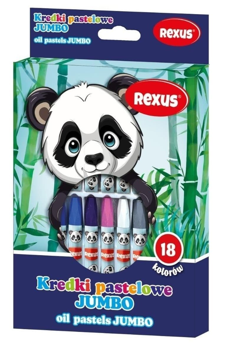 Kredki pastelowe Jumbo 12 kolorów