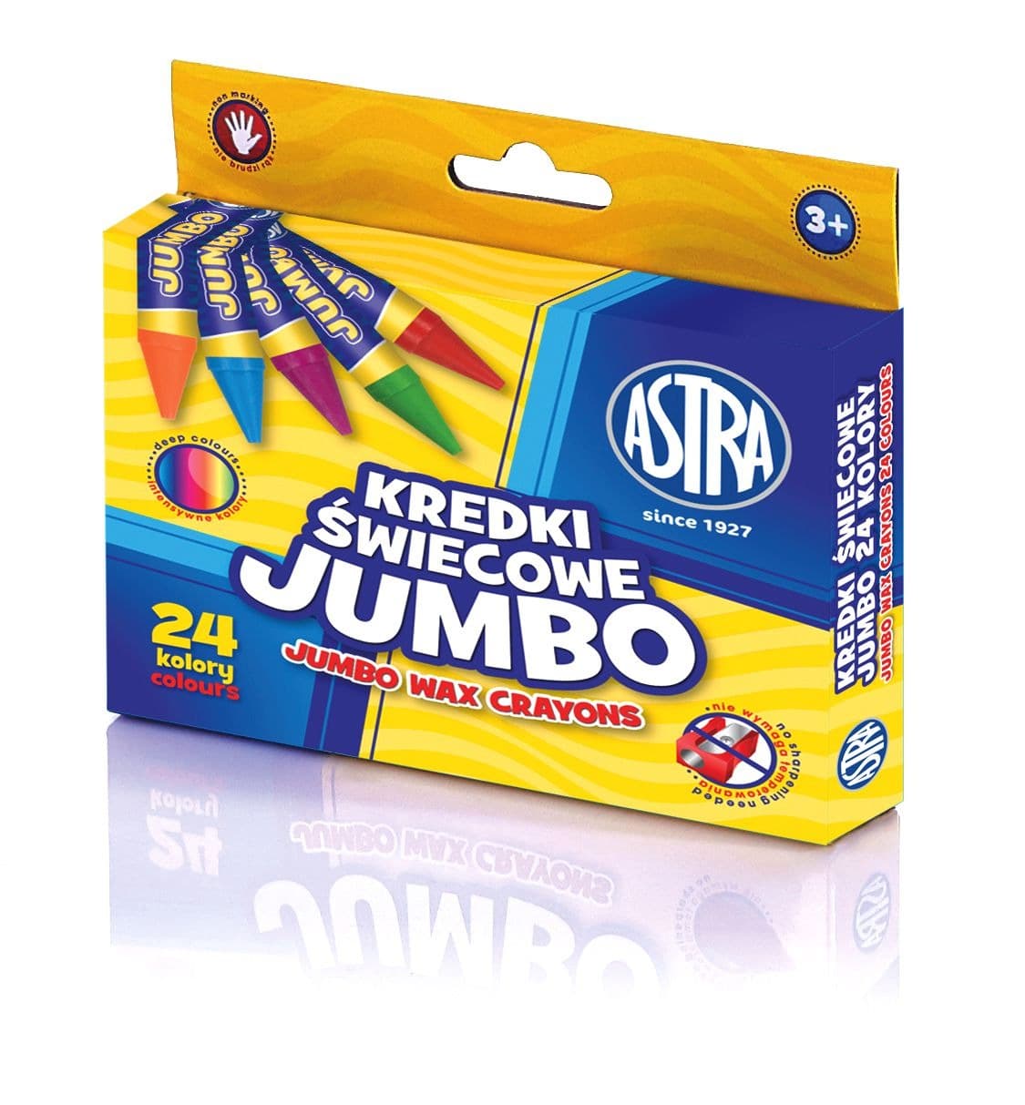 Kredki świecowe Jumbo 24 kolory