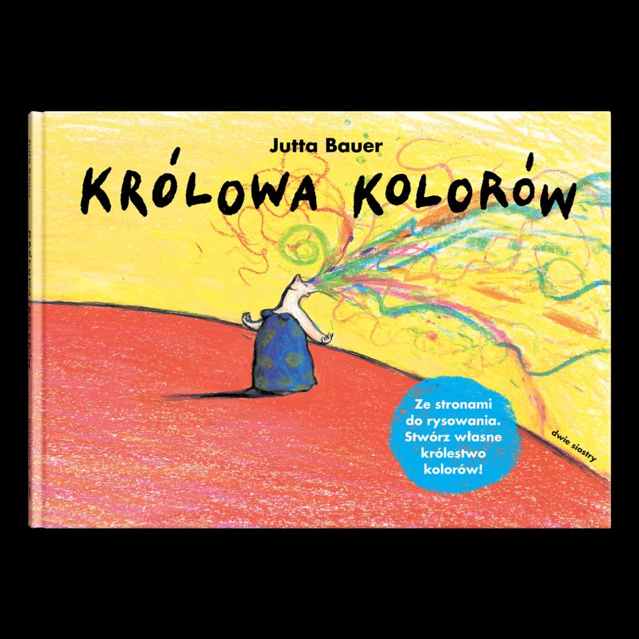 Dwie Siostry Królowa kolorów książka obrazkowa z ćwiczeniami dla dzieci