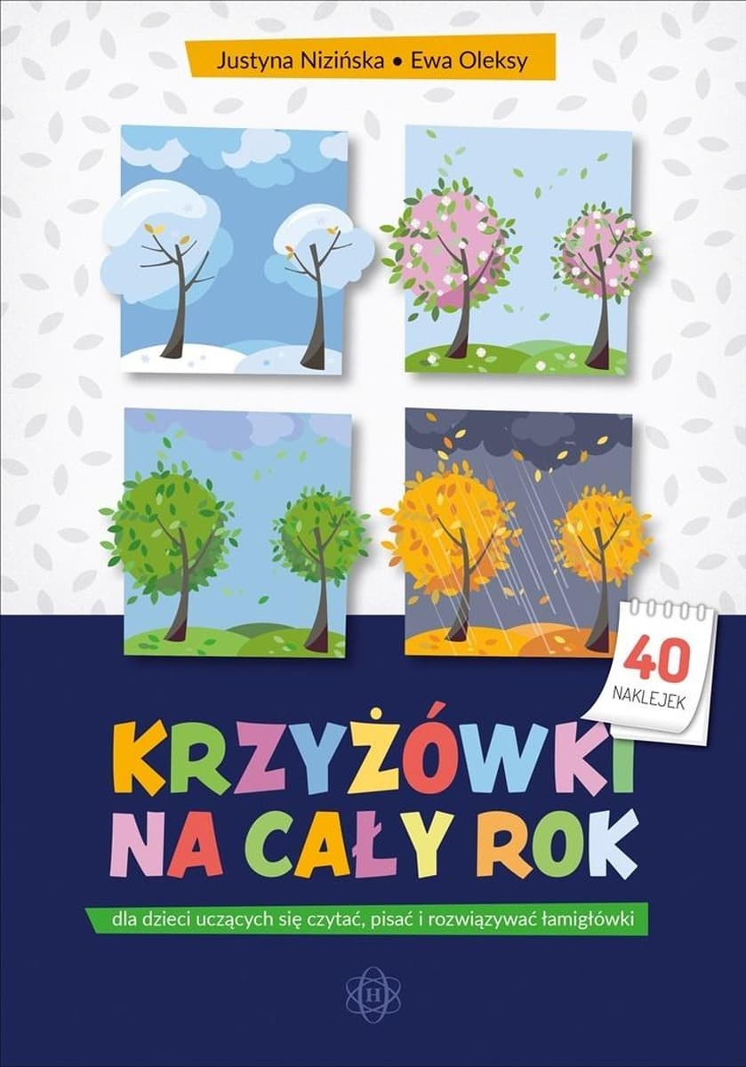 Krzyżówki na cały rok - Ćwiczenia dla dzieci uczących się czytać