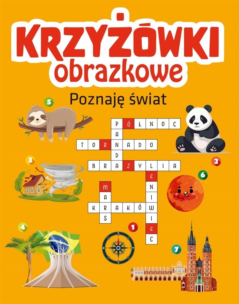 Krzyżówki obrazkowe dla dzieci Rozwijam logiczne myślenie