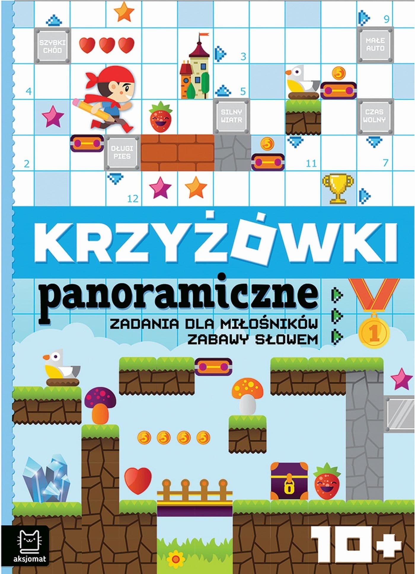 Krzyżówki panoramiczne. Zadania dla miłośników zabawy słowem 10+