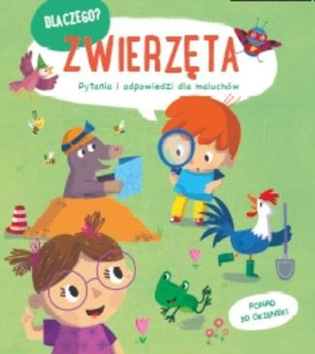 Książeczka edukacyjna Dlaczego Zwierzęta dla dzieci