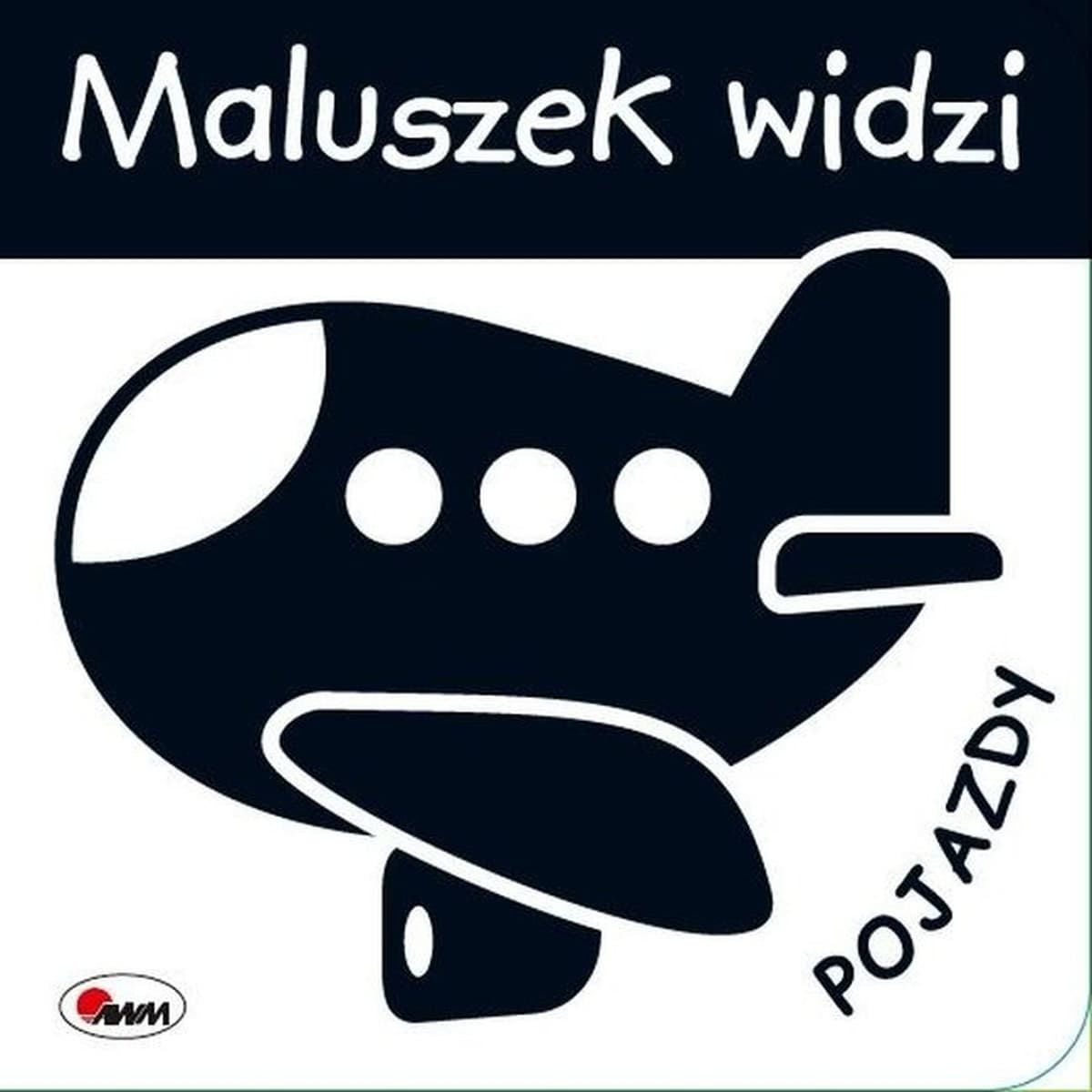 Książeczka harmonijka dla niemowląt AWM Maluszek widzi pojazdy