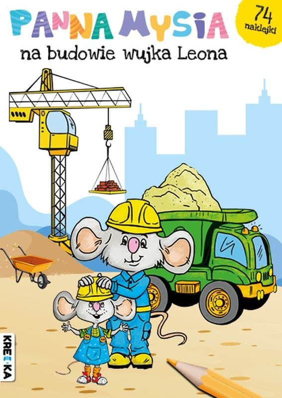 Książeczka Panna Mysia na Budowie Wujka Leona dla dzieci