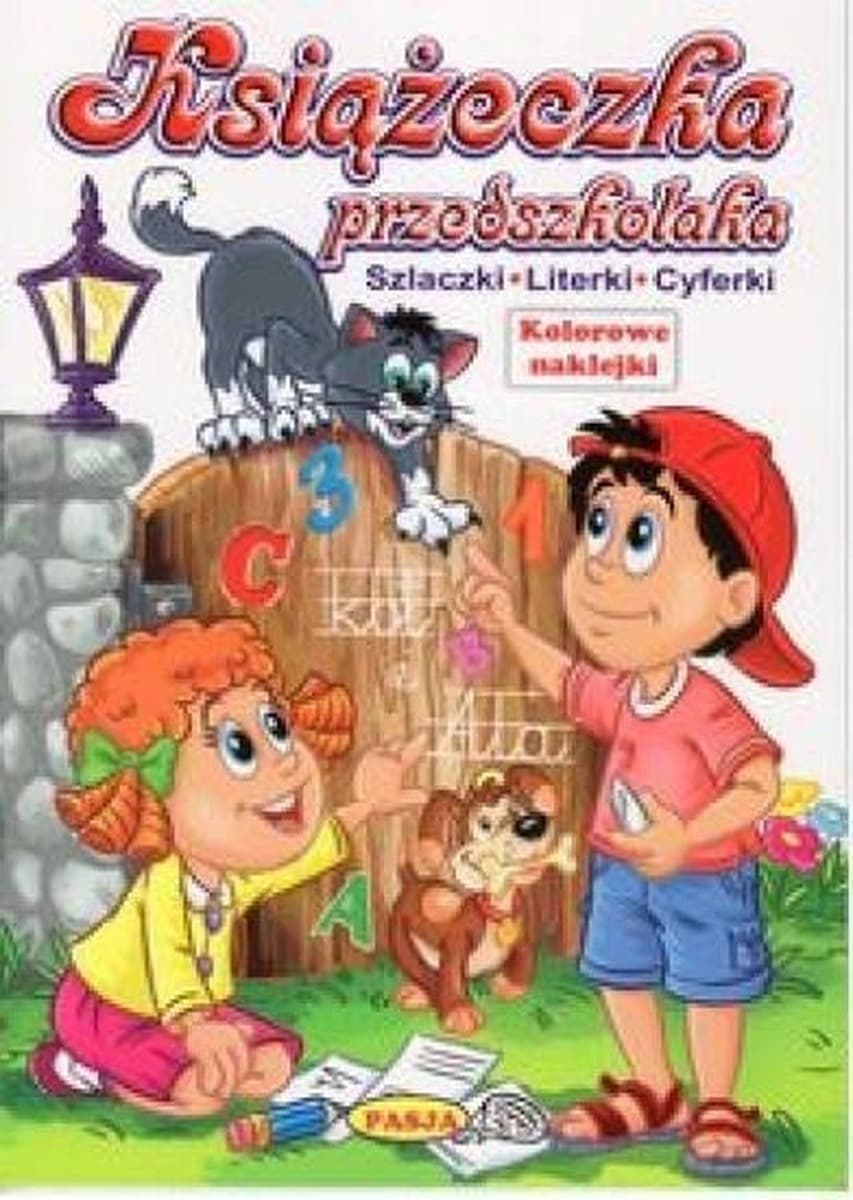 Książeczka Przedszkolaka dla Dzieci z Naklejkami