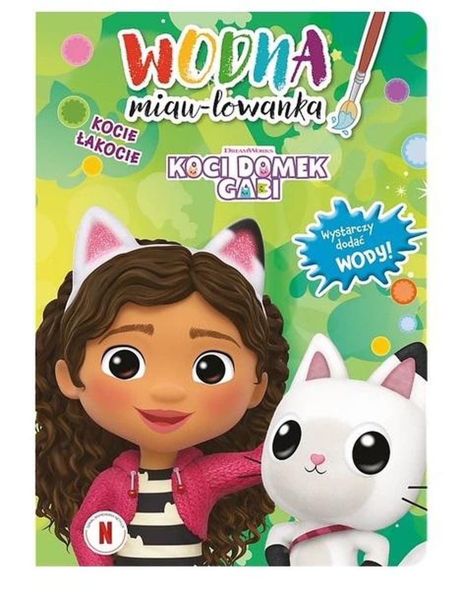 Książka Aktywizująca Wodna Miaulowanka Koci Domek Gabi