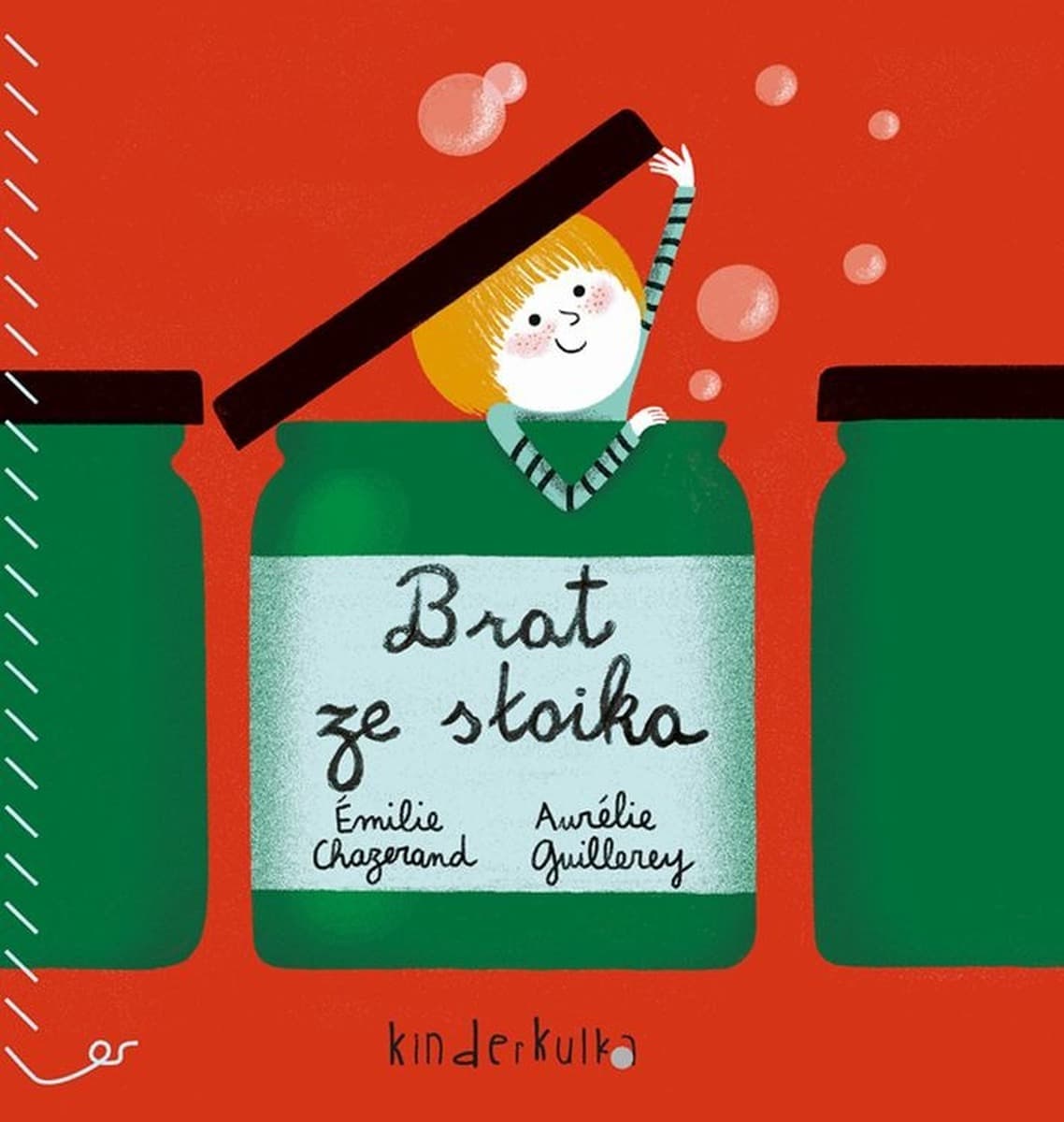 Książka Brat ze słoika twarda oprawa Kinderkulka