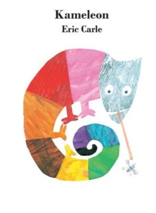 Książka dla dzieci Kameleon Eric Carle
