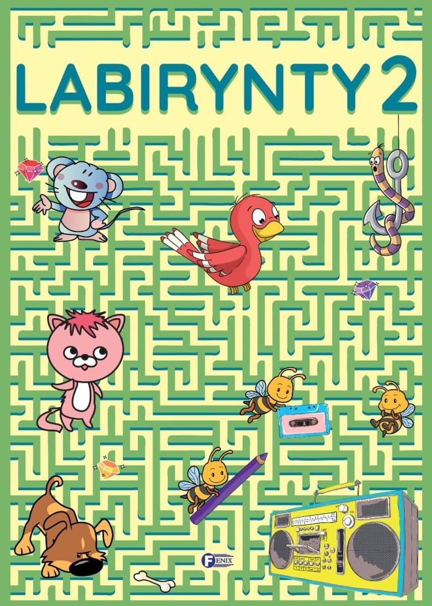 Książka dla dzieci Labirynty 2
