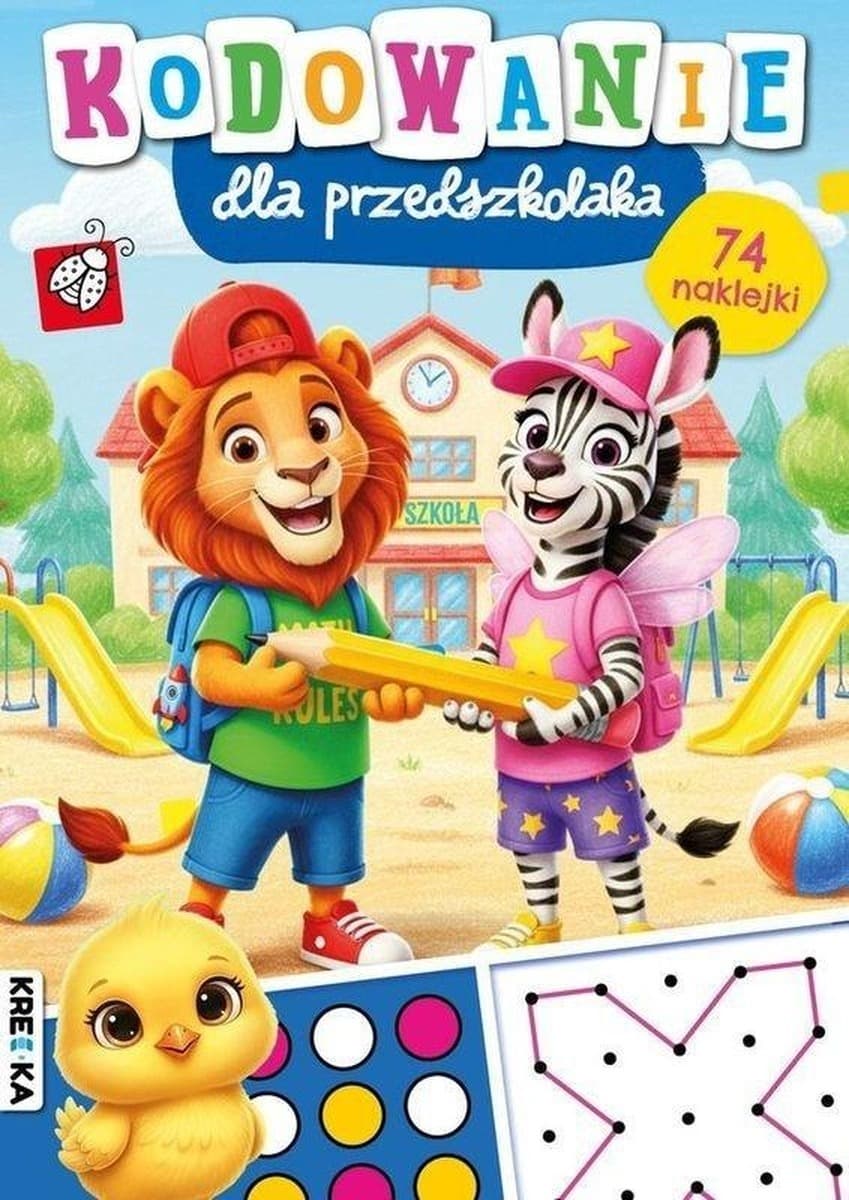 Książka Kodowanie dla Przedszkolaka Kredka edukacyjna dla dzieci