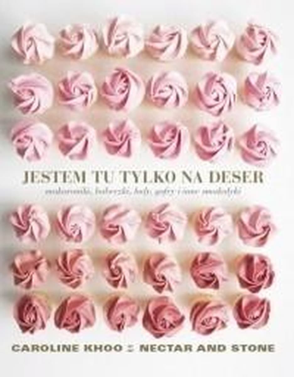 Książka kucharska deserowa makaroniki babeczki lody gofry