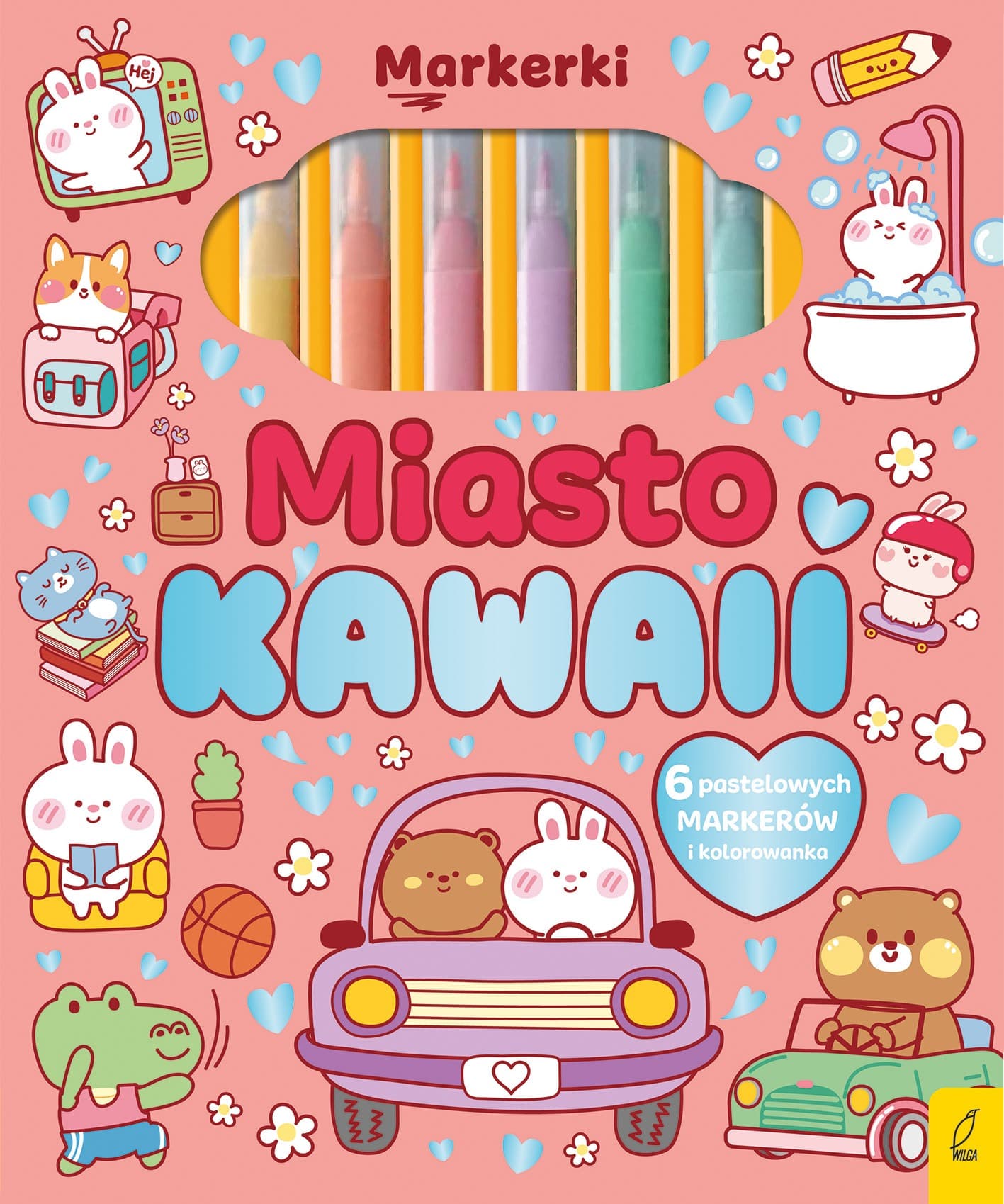 Książka Miasto Kawaii Markerki