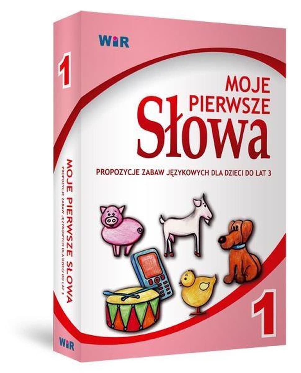 Książka Moje Pierwsze Słowa Zestaw 1 - edukacyjny dla dzieci