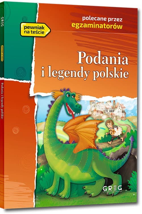 Książka - Podania i legendy polskie praca zbiorowa, lektura szkolna
