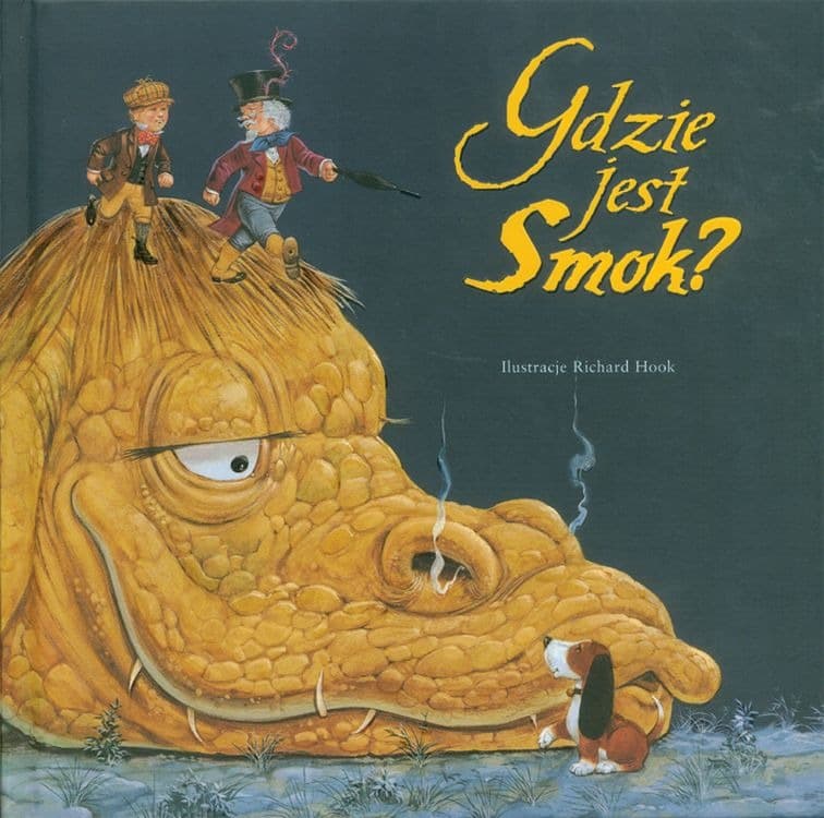 Książka sensoryczna Gdzie jest smok? dla przedszkolaków - Liwona