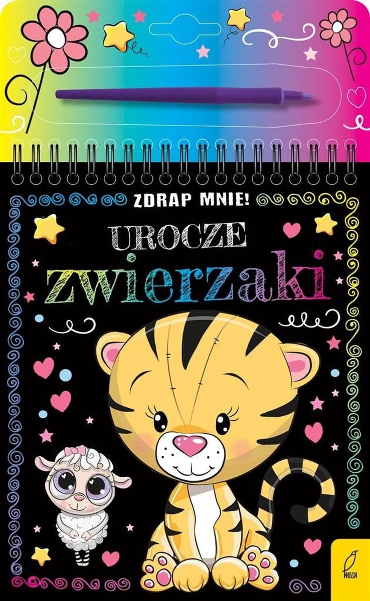 Książka z rysikiem Zdrap mnie! Urocze zwierzaki dla dzieci