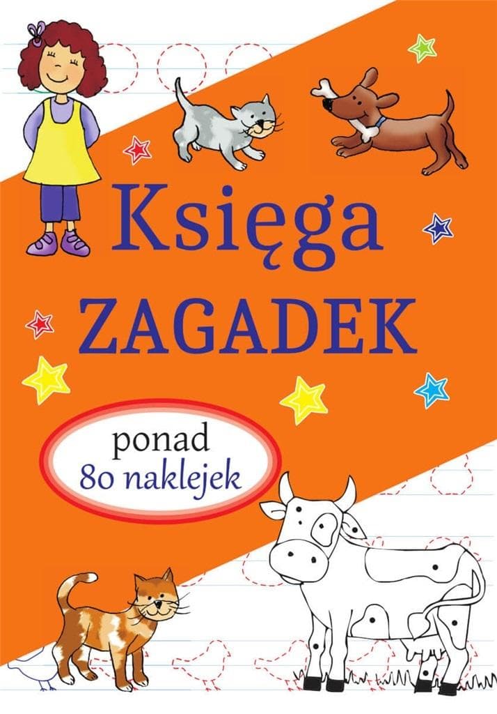 Księga zagadek - praca zbiorowa dla dzieci 3-6 lat