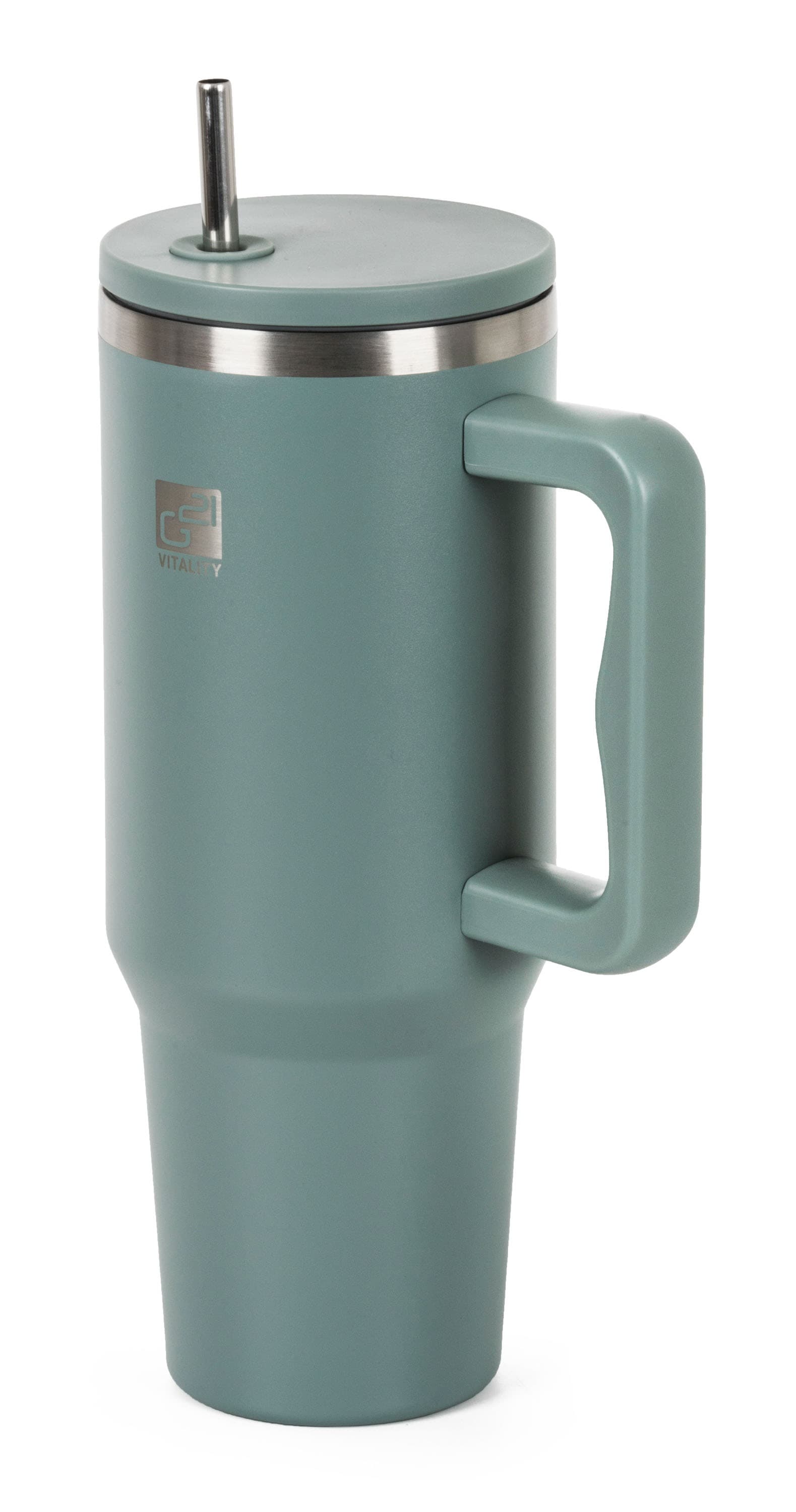 Kubek termiczny G21 FlowCup 1200 ml – eukaliptusowo zielony