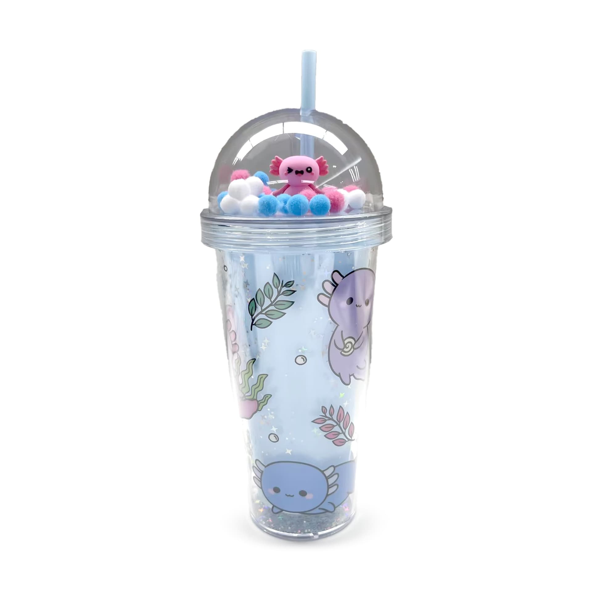Kubek ze słomką Axolotl