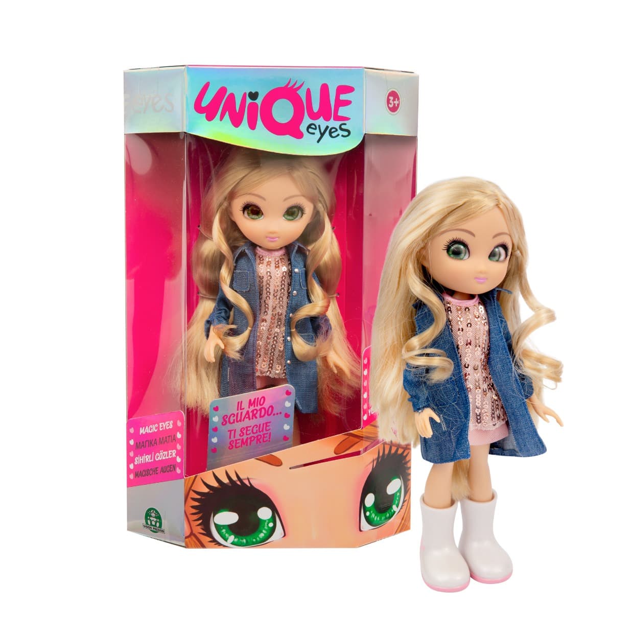 Lalka z unikalnymi oczami Amy 25 cm