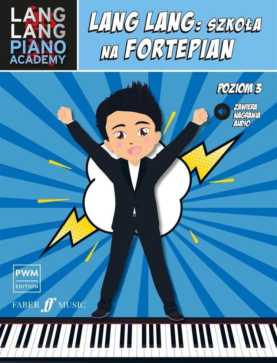 Lang Lang szkoła na fortepian poziom 3 podręcznik z nagraniami audio